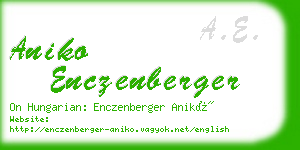 aniko enczenberger business card
